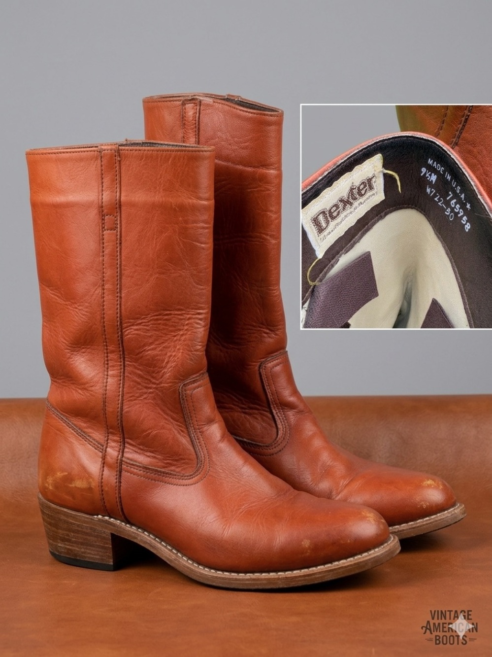 Vintage Dexter Made in USA Leather Campus Boots - Women’s 9.5M